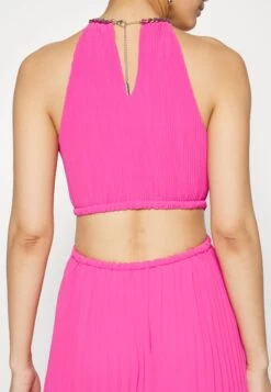 MICHAEL Michael Kors Pleated Cutout- Occasion Wear - Cerise 15 MICHAEL Michael Kors Pleated Cutout- Occasion Wear - Cerise -Fashion Clothing-Michael Kors deac7ea72e1646a7ac023d4942982235