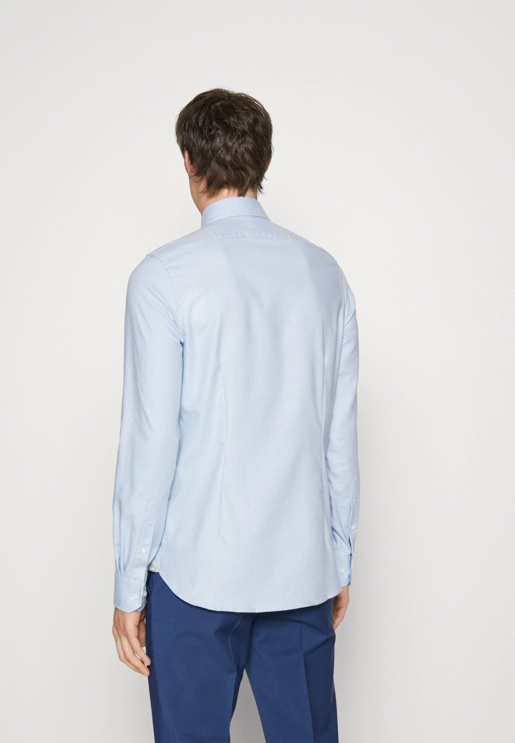 Michael Kors Nailshead Dobby Shirt - Formal Shirt - Light Blue 5 Michael Kors Nailshead Dobby Shirt - Formal Shirt - Light Blue - Image 3