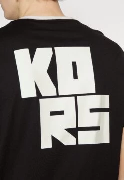 Michael Kors Cube Logo Tee - Print T-Shirt - Black -Fashion Clothing-Michael Kors e1145d1b30d2428bad5134da22f41ed0