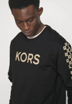 Michael Kors Crew - Long Sleeved Top - Black 13 Michael Kors Crew - Long Sleeved Top - Black -Fashion Clothing-Michael Kors e2fcb4c588be4ccca2449a6da898f134