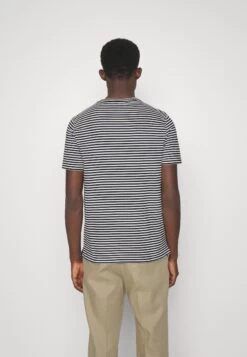 Michael Kors Stripe Tee - Print T-Shirt - Black -Fashion Clothing-Michael Kors e6a9a24a5f4f415695bf24e9195ed2be