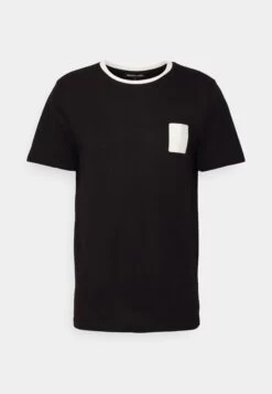Michael Kors Cube Logo Tee - Print T-Shirt - Black -Fashion Clothing-Michael Kors e6d54bf6f1ce4d43a18d4e68cebbd52a