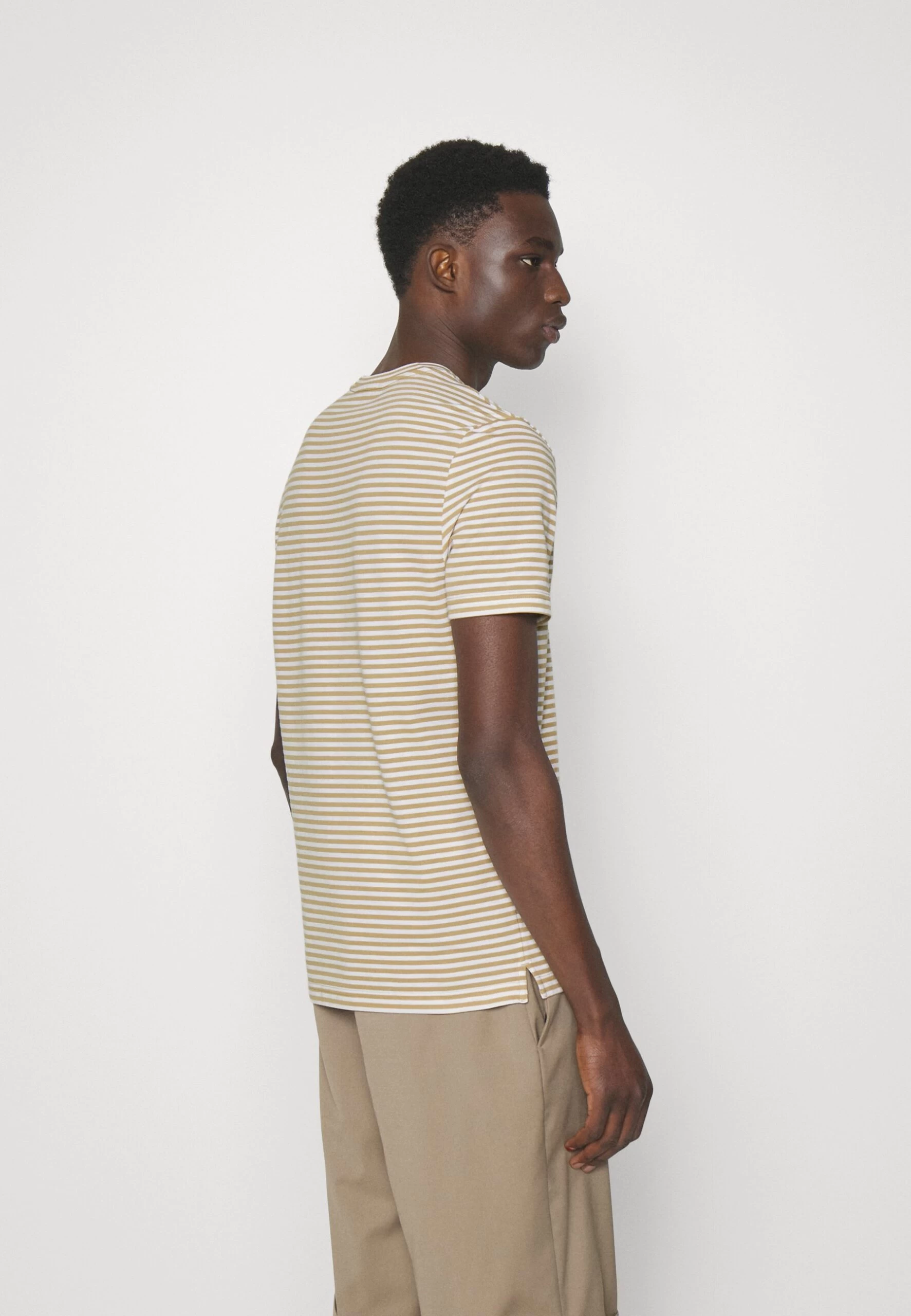 Michael Kors Stripe Tee - Print T-Shirt - Khaki 5 Michael Kors Stripe Tee - Print T-Shirt - Khaki - Image 3