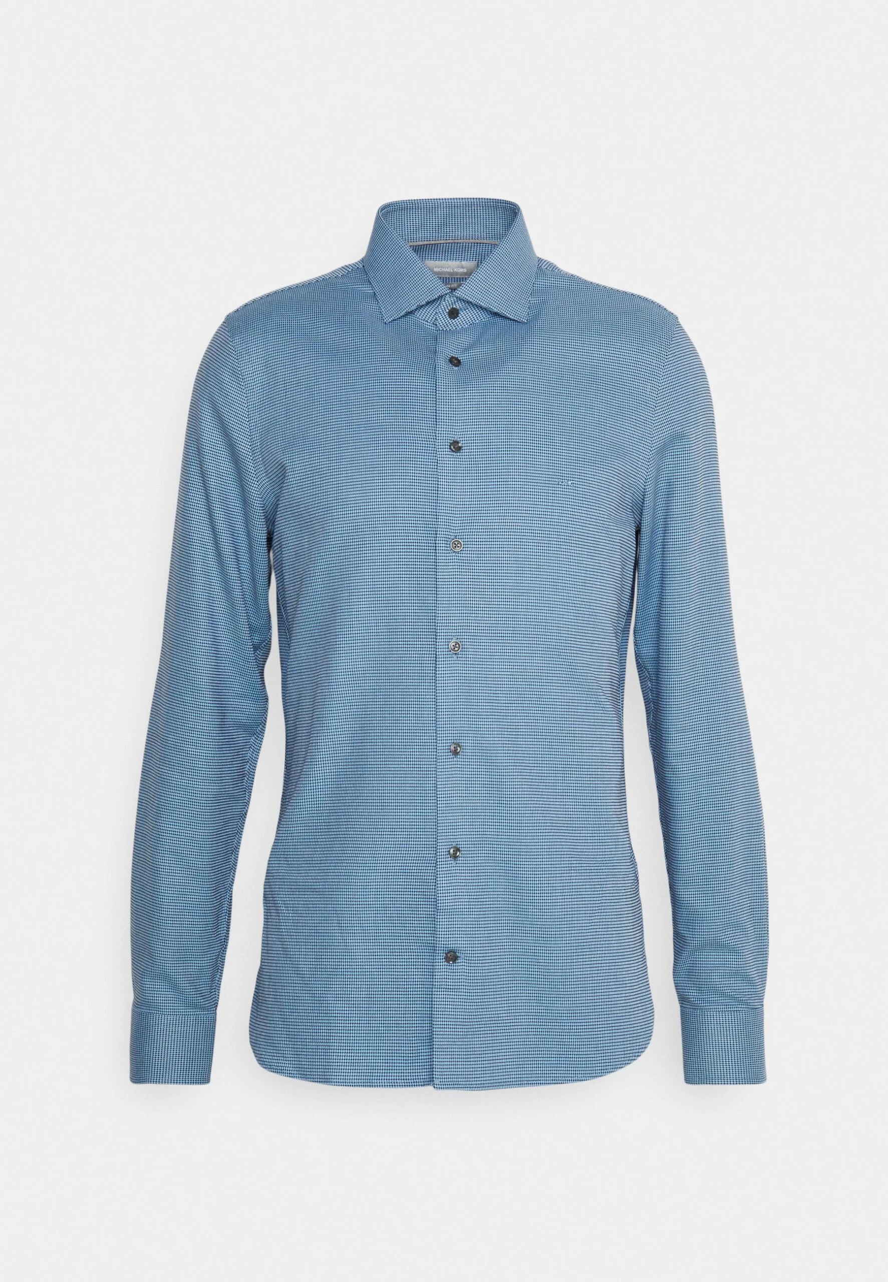 Michael Kors Mini Square Dobby Slim Fit Shirt - Formal Shirt - Blue 8 Michael Kors Mini Square Dobby Slim Fit Shirt - Formal Shirt - Blue - Image 6