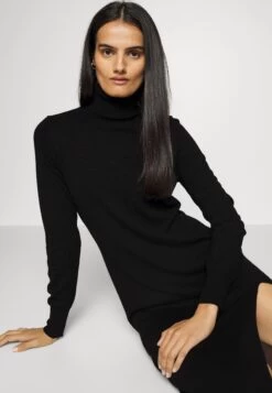 MICHAEL Michael Kors Easy Slit Midi - Day Dress - Black 13 MICHAEL Michael Kors Easy Slit Midi - Day Dress - Black -Fashion Clothing-Michael Kors e9a6d72f72d04c999ccb22f1bab3e6a0