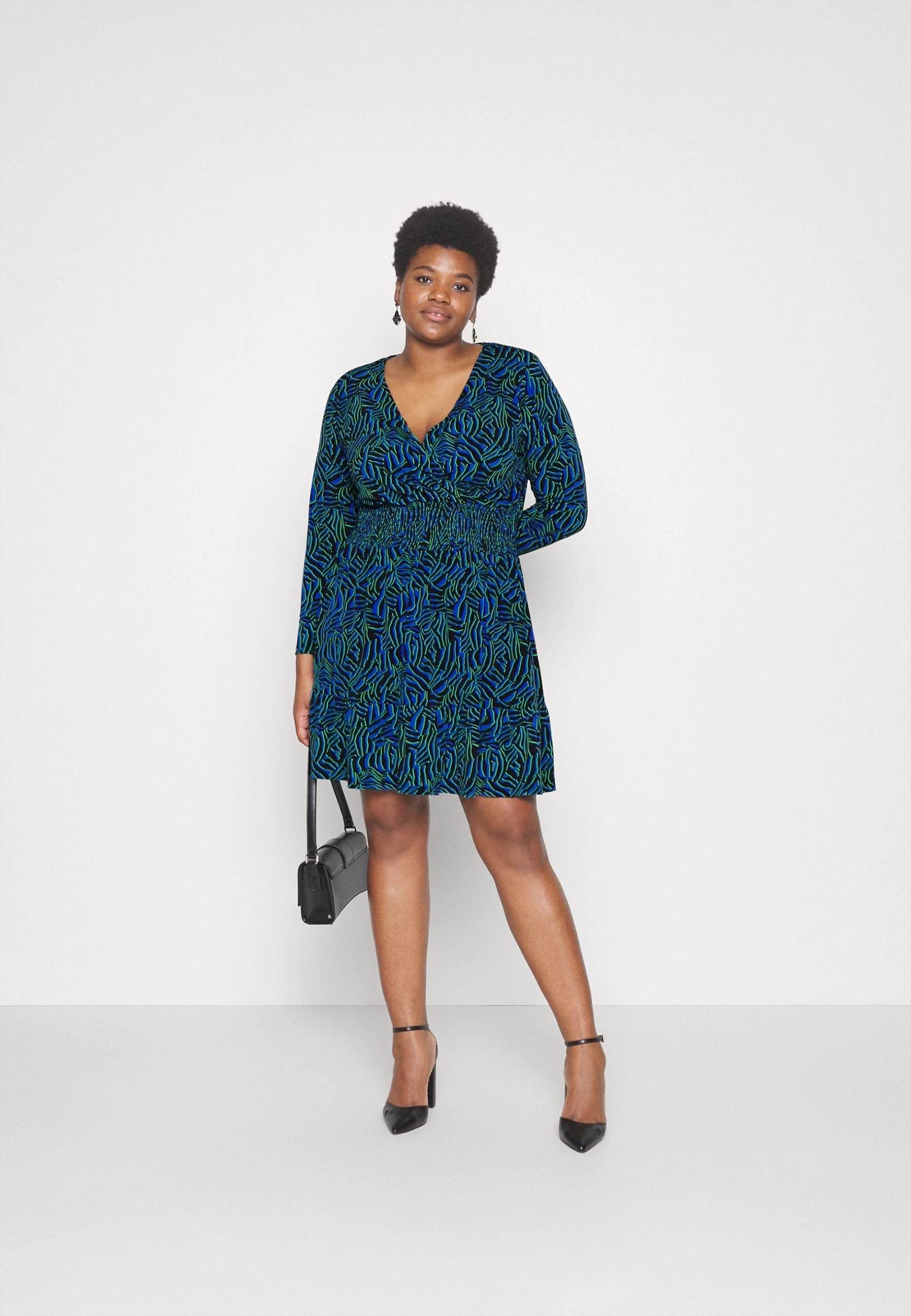 MICHAEL Michael Kors Wrap - Jersey Dress - Royal 4 MICHAEL Michael Kors Wrap - Jersey Dress - Royal - Image 2