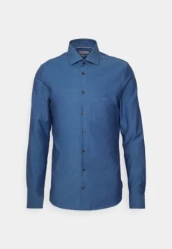 Michael Kors Faux Uni Dobby Slim Fit Shirt - Formal Shirt - Slate Blue -Fashion Clothing-Michael Kors eab56520df13445296fc8f458903ca94