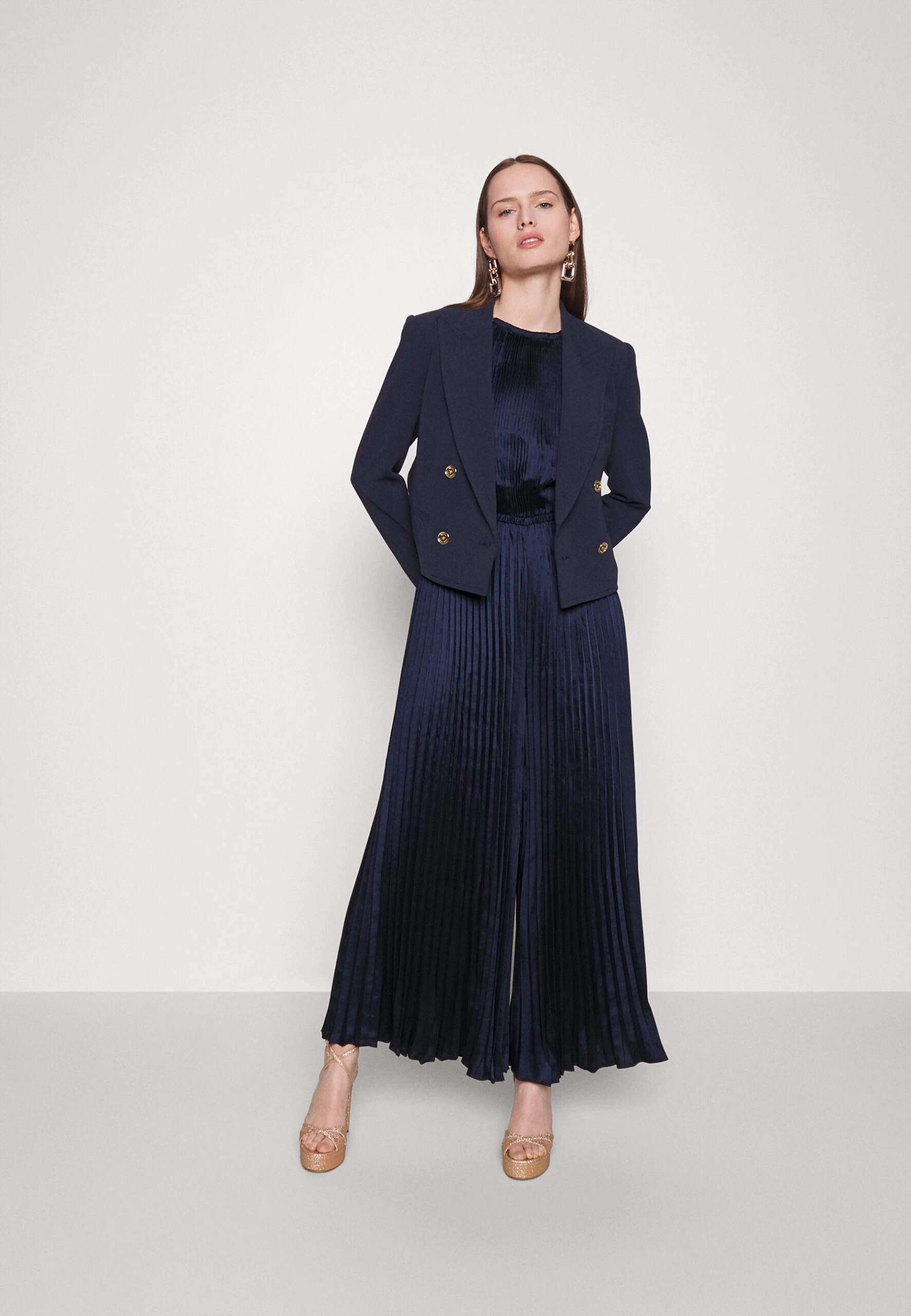 MICHAEL Michael Kors Chain Halter - Jumpsuit - Midnightblue 4 MICHAEL Michael Kors Chain Halter - Jumpsuit - Midnightblue - Image 2