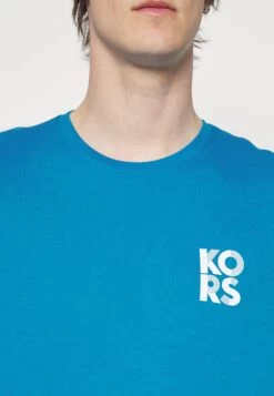 Michael Kors Transistor Tee - Print T-Shirt - Brtcyan Blue 13 Michael Kors Transistor Tee - Print T-Shirt - Brtcyan Blue -Fashion Clothing-Michael Kors ebe80ffef46144fcafb4cbe79efc6388