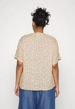 MICHAEL Michael Kors Giraffe Grommet- Print T-Shirt - Khaki -Fashion Clothing-Michael Kors ec23e64f132e4b94bfb0bb8735dc0192