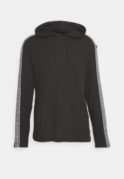 Michael Kors Stretch Waffle Hoody - Pyjama Top - Black 10 Michael Kors Stretch Waffle Hoody - Pyjama Top - Black -Fashion Clothing-Michael Kors eefe4915062244d29537ee8b3765d6ff