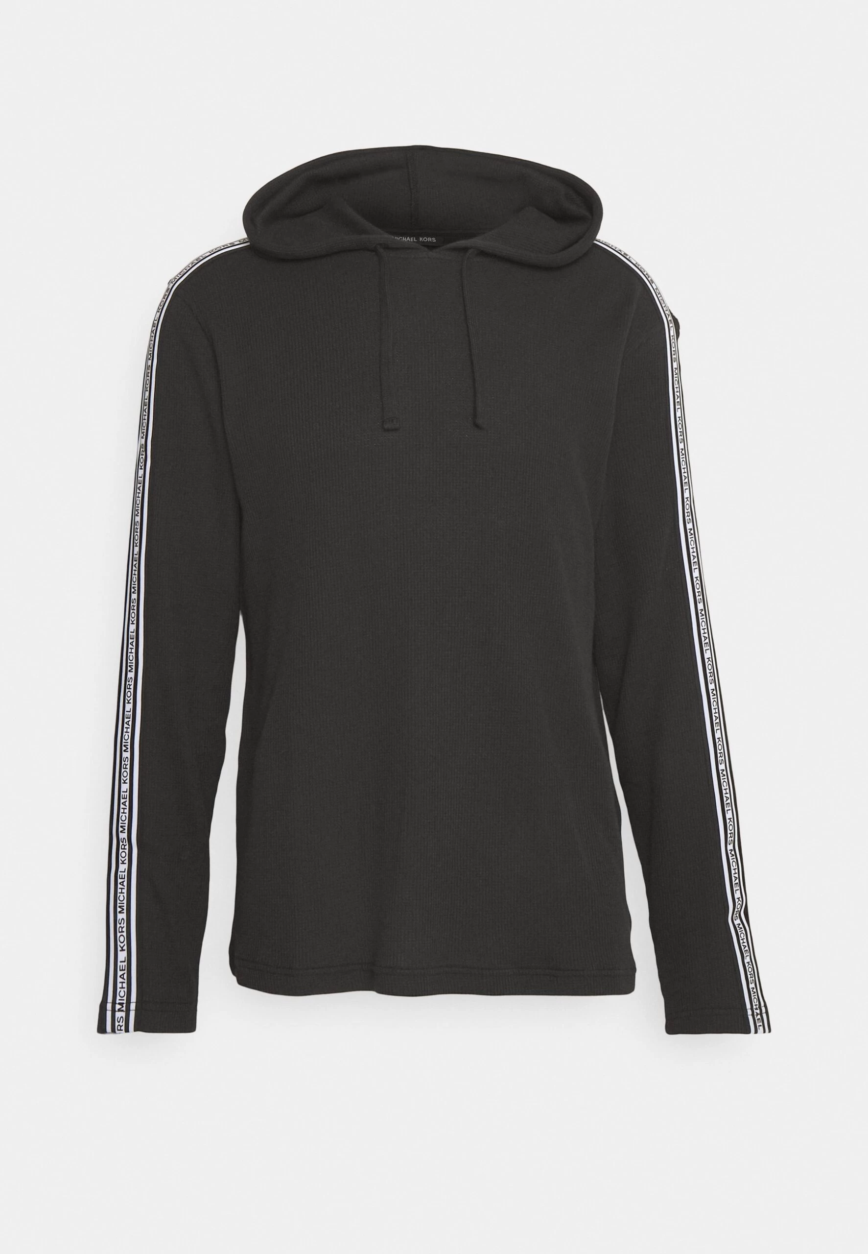 Michael Kors Stretch Waffle Hoody - Pyjama Top - Black 6 Michael Kors Stretch Waffle Hoody - Pyjama Top - Black - Image 4