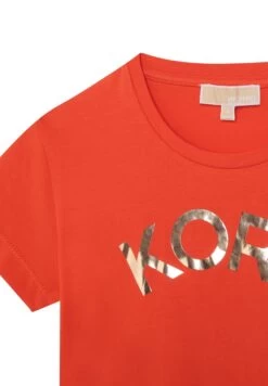 MICHAEL KORS KIDS Short Sleeved - Jersey Dress - Chile Red -Fashion Clothing-Michael Kors f0e30e10f77e46c19cb4e86ff57b8df9