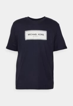 Michael Kors Flagship Logo Tee - Print T-Shirt - Midnight 10 Michael Kors Flagship Logo Tee - Print T-Shirt - Midnight -Fashion Clothing-Michael Kors f0f88e0fd9fa4d09adc222c457ad76be