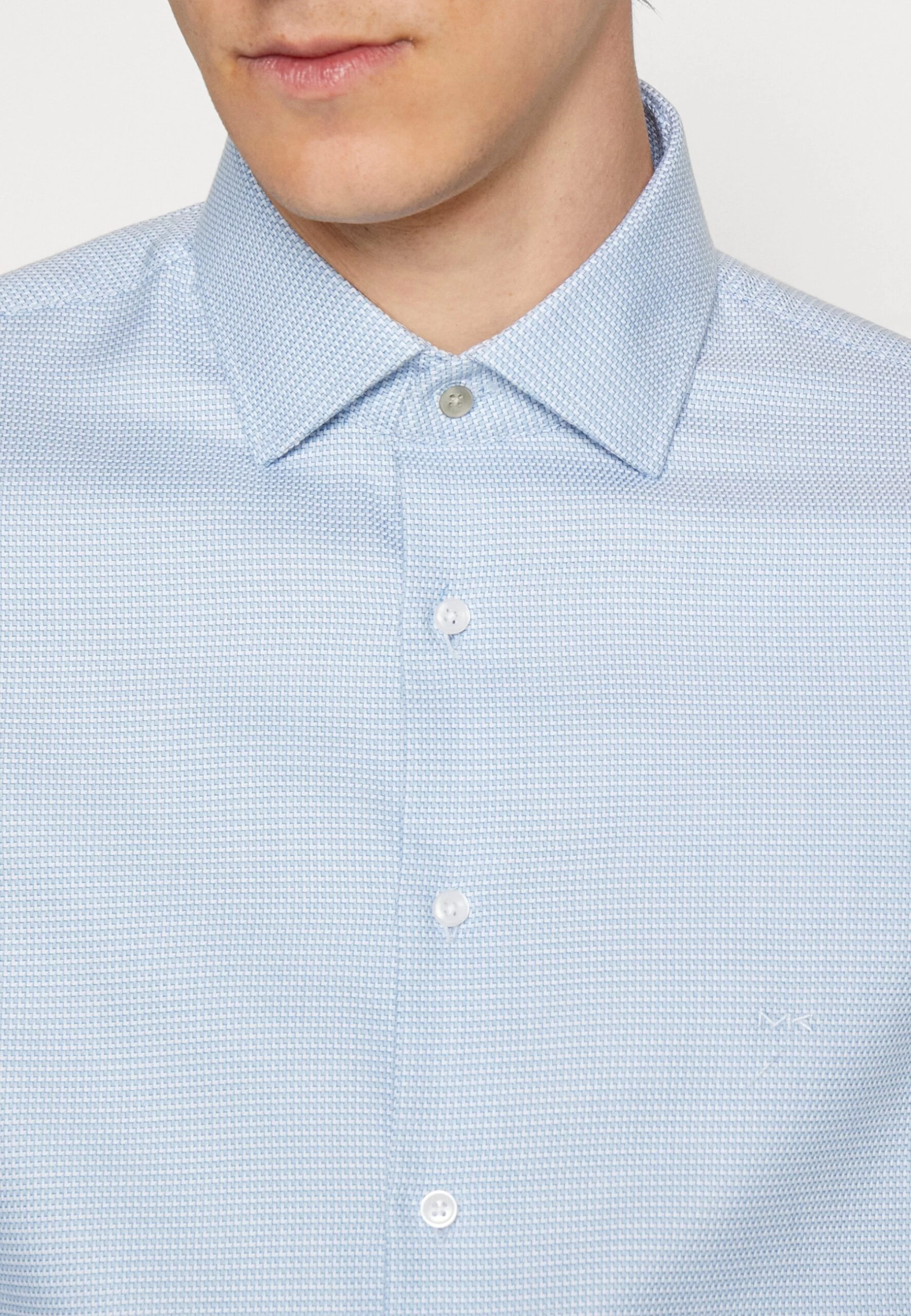 Michael Kors Nailshead Dobby Shirt - Formal Shirt - Light Blue 7 Michael Kors Nailshead Dobby Shirt - Formal Shirt - Light Blue - Image 5