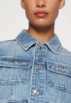 MICHAEL Michael Kors Denim Jacket - Blue Wash -Fashion Clothing-Michael Kors f54b251666994753b0cc9e6e0865a61a