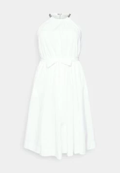 MICHAEL Michael Kors Chain Halter- Cocktail Dress / Party Dress - White 12 MICHAEL Michael Kors Chain Halter- Cocktail Dress / Party Dress - White -Fashion Clothing-Michael Kors f59bebe11b234908b3747e677a7dd7e0