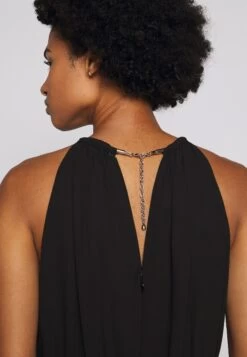 MICHAEL Michael Kors Chain Neck Midi Dress - Cocktail Dress / Party Dress - Black -Fashion Clothing-Michael Kors f5aee1bc58d94255ace3b31fb651904e