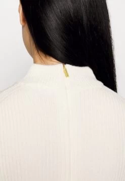 MICHAEL Michael Kors Mock Crop- Jumper - Bone -Fashion Clothing-Michael Kors f80899c0d8f8420ca0608832d86c9a73