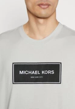 Michael Kors Flagship Logo Tee - Print T-Shirt - Opal 13 Michael Kors Flagship Logo Tee - Print T-Shirt - Opal -Fashion Clothing-Michael Kors fb1165aa3e80409e98daa67e67691de6