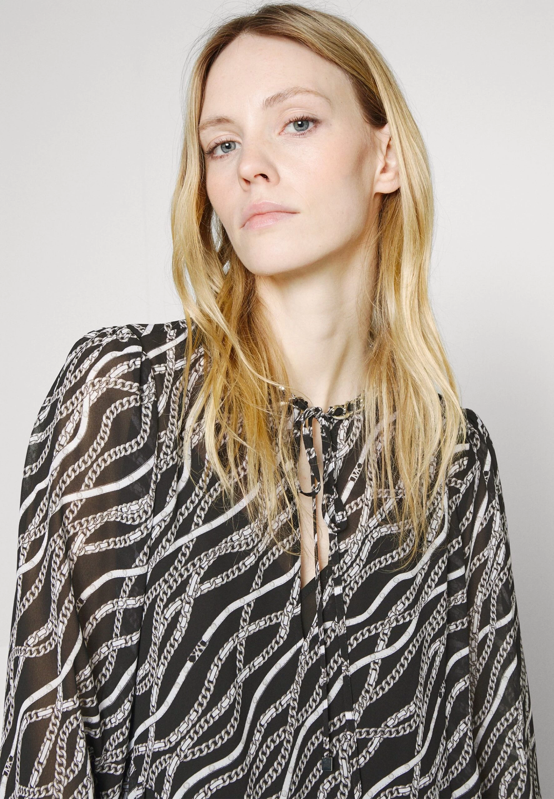 MICHAEL Michael Kors Chain - Blouse - Black 6 MICHAEL Michael Kors Chain - Blouse - Black - Image 4